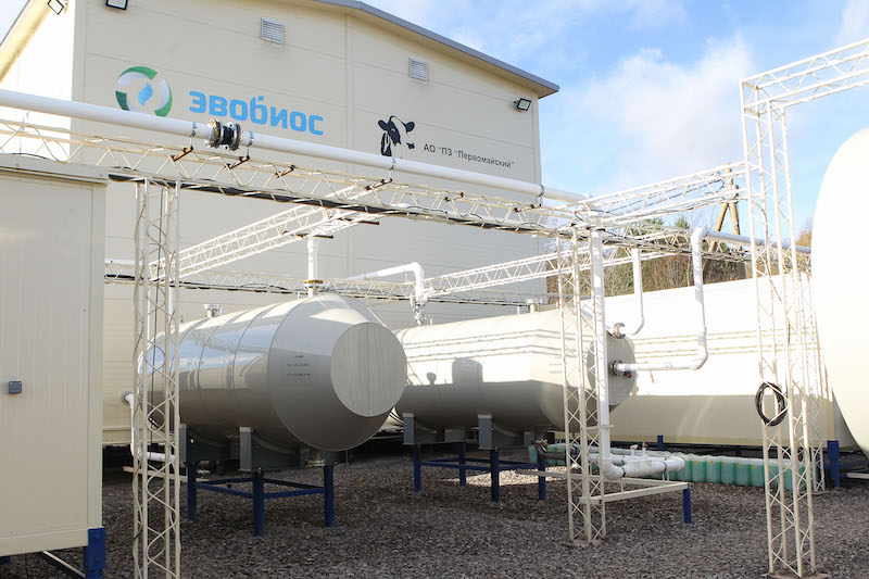 В Ленинградской области открыт первый биогазовый комплекс ЭВОБИОС