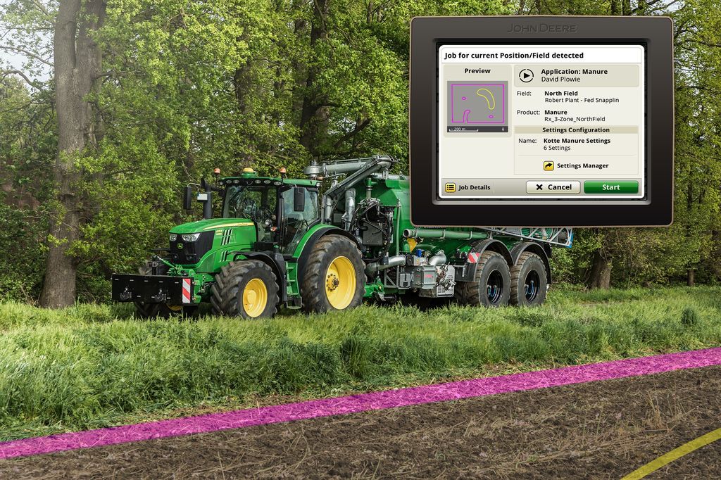 John Deere представила на Agritechnica решение для настройки трактора и оборудования одним нажатием кнопки