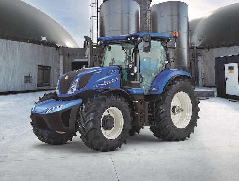 На выставке Agritechnica 2019 New Holland представила серийный трактор с силовой установкой на метановом топливе