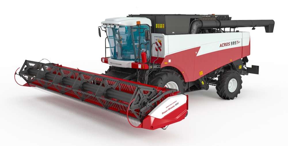 Ростсельмаш представляет новый зерноуборочный комбайн ACROS 595 Plus с полным приводом